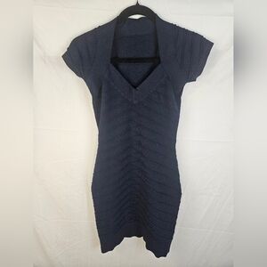 Elegant Navy Blue Dress